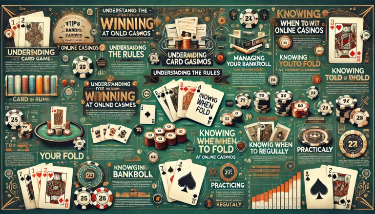 Tips and Strategies for Winning at Card Games at Online Casinos