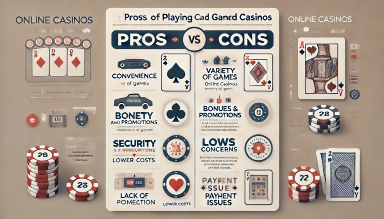 Pros and Cons of Playing Card Games at Online Casinos